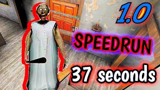 Granny 1.0 - speedrun in 37 seconds