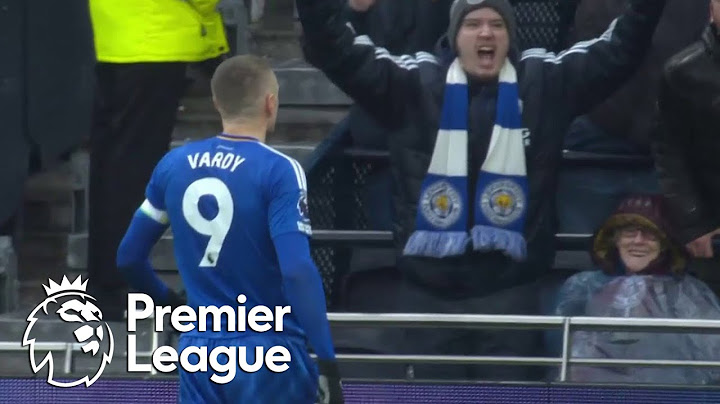Jamie Vardy equalizes for Leicester City against Tottenham Hotspur | Premier League | NBC Sports