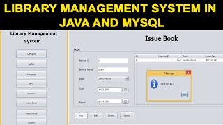 Library Management System in Java and Mysql