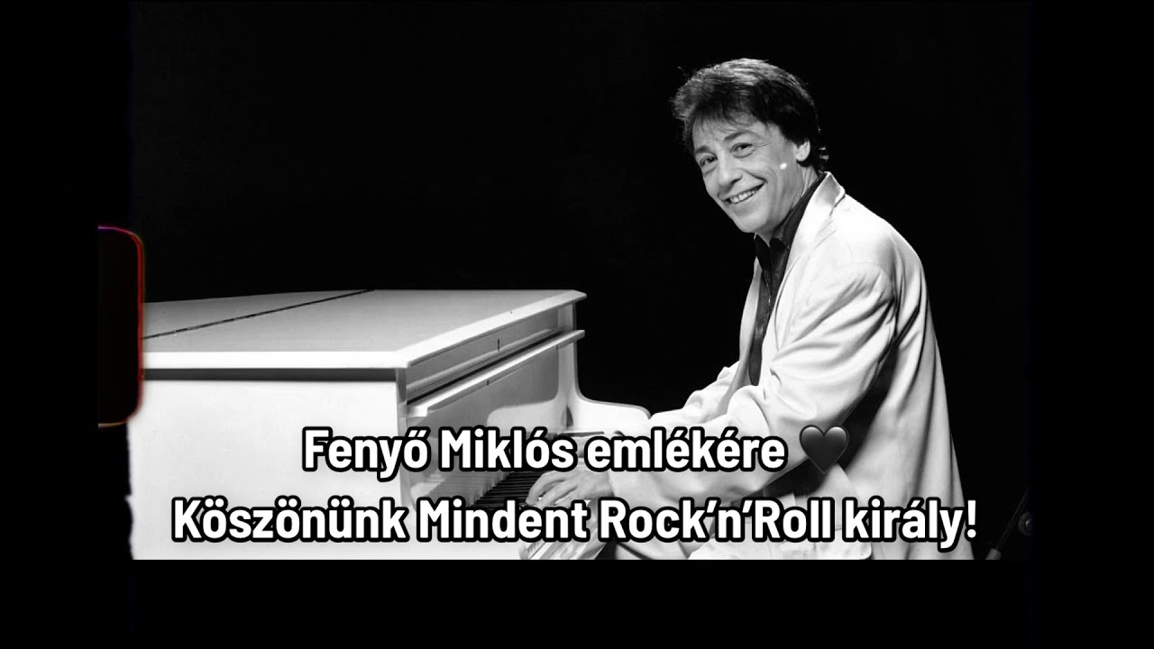 Egy dal Fenyő Miklós emlékére 🖤 Köszönünk Mindent, Rock’n’Roll Király!