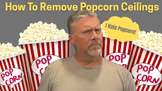 How to Remove Popcorn Ceilings with Water and a Scraper
