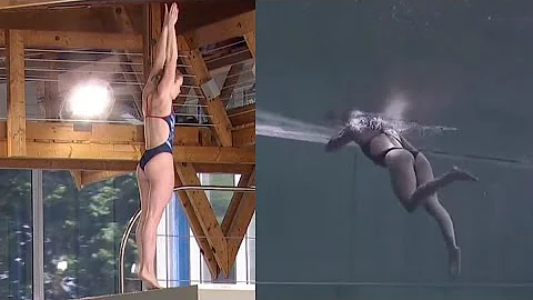 Emily Martin diving - Women diving - Semi Final Wo...