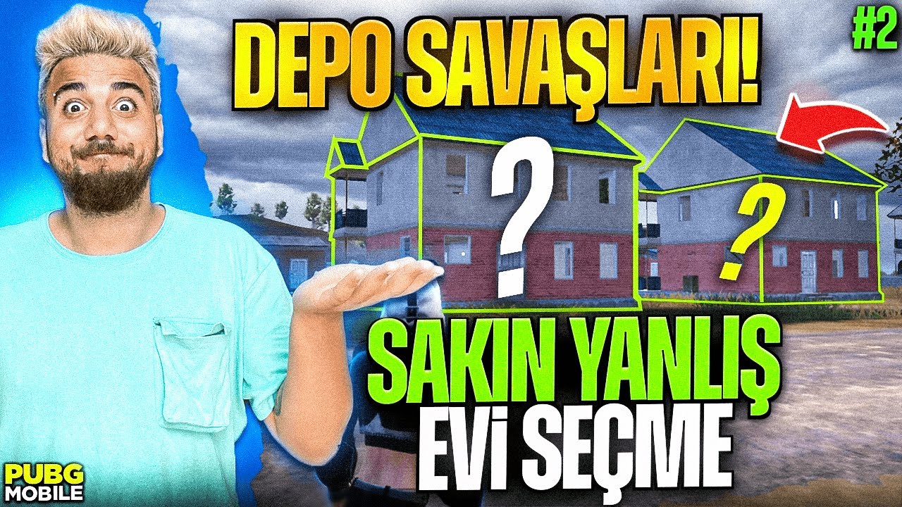 YANLIŞ EVİ SEÇERSEN ÖLERSİN! DEPO SAVAŞLARI #2 – PUBG Mobile Yeni Harita NUSA