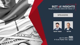 Webinar Replay – BizTax: Canadian Business Expansion to the U.S.