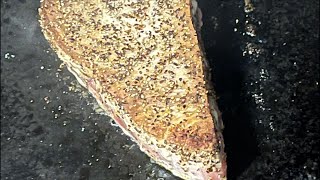 🔴 Cooking Tuna Steaks On The Blackstone