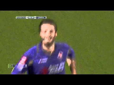 Fiorentina vs Cesena 1 - 0 ( 13 / 11 / 2010 - Goal...