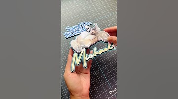 Simple layered cake topper with Cricut #diy #cricut #tutorial