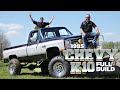 Full build transforming a 85 chevy k10 into a fall guy tribute build