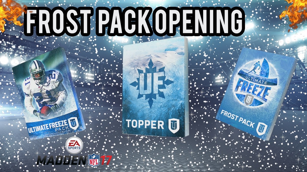 MADDEN 17 ULTIMATE TEAM FROST PACKS!! PACK OPENING!! AMAZING ELITE PULL!! MUT 17 PACKS!!