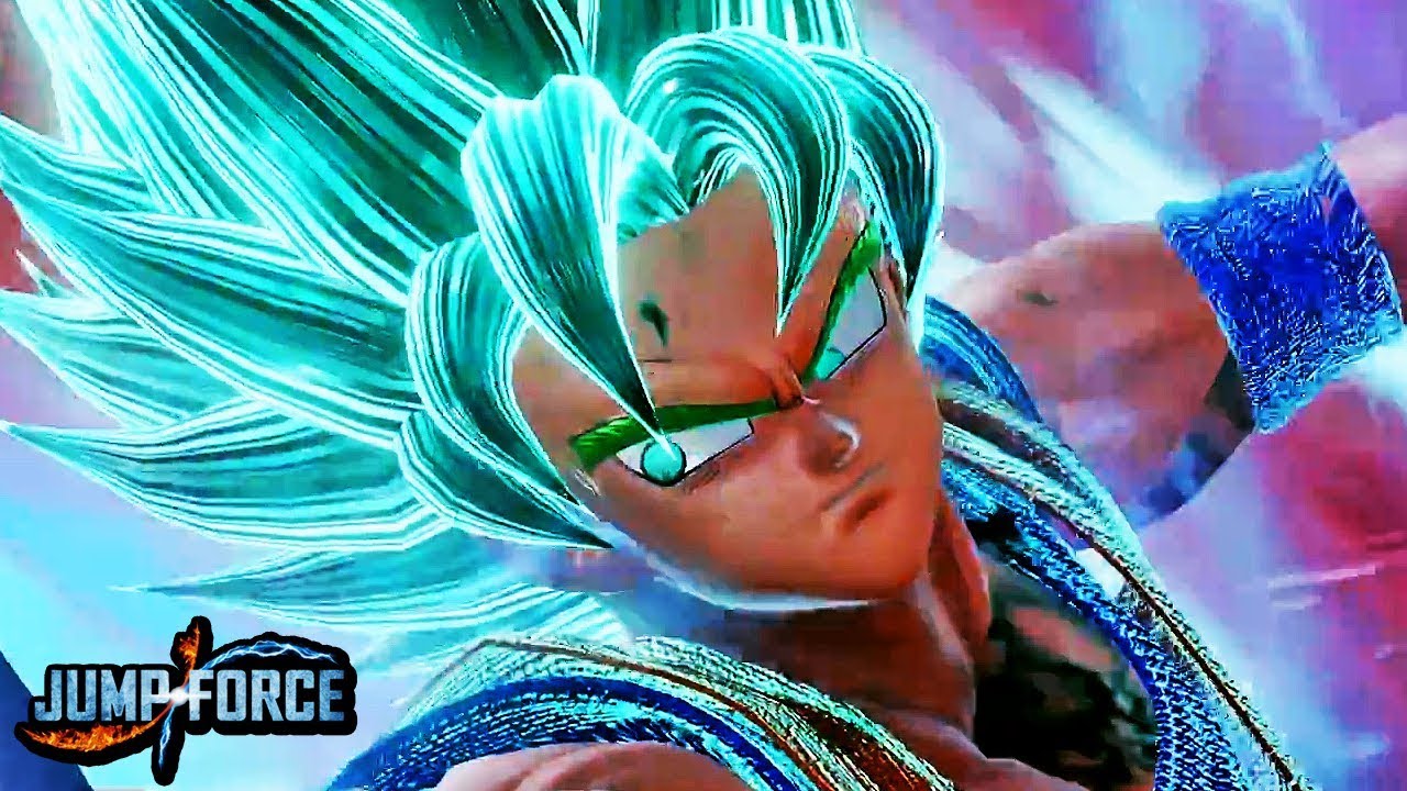 JUMP FORCE - OFFICIAL Super Saiyan Blue & Golden Frieza GAMEPLAY