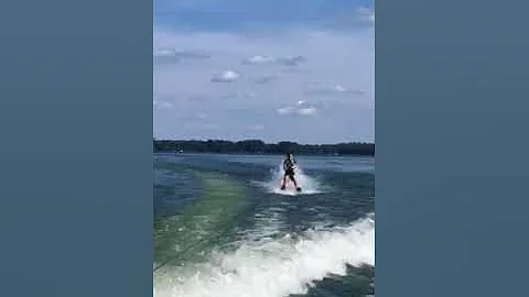 Best save ever on water skis!