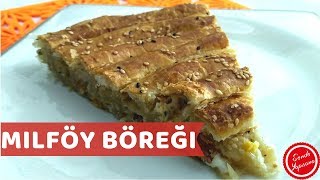 Kolay Milföy Böreği Nasıl Yapılır-Milföy Hamurundan Börek Tarifi