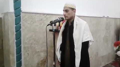 مقطع فيديو أثناء أذان الضهر للقارئ ملا شهاب البياتي في ميسان
