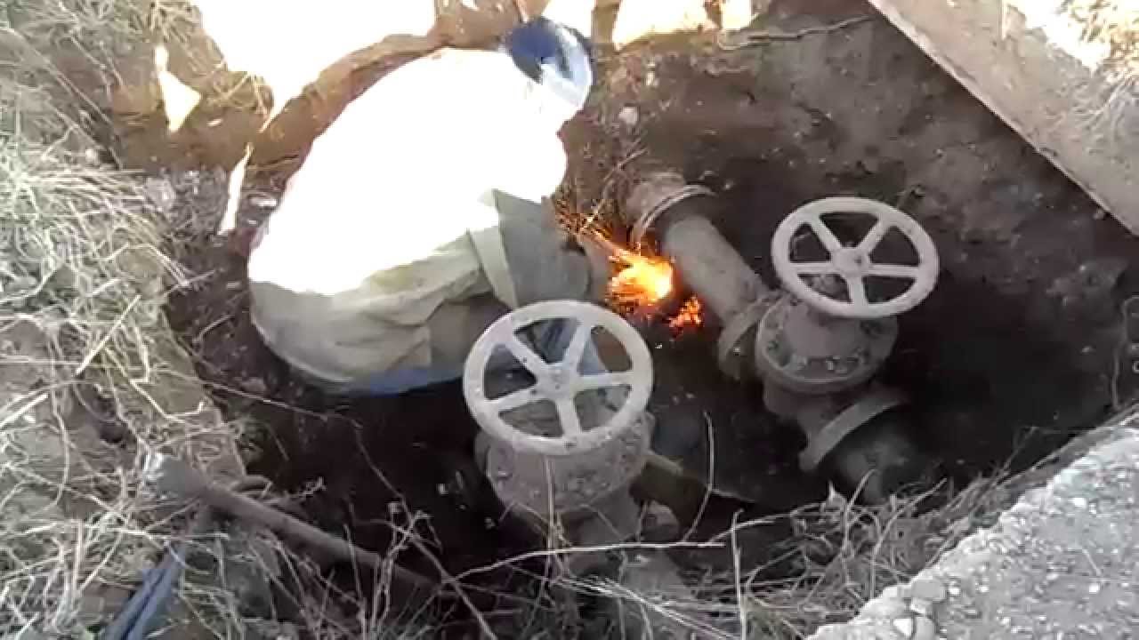 замена задвижки - YouTube