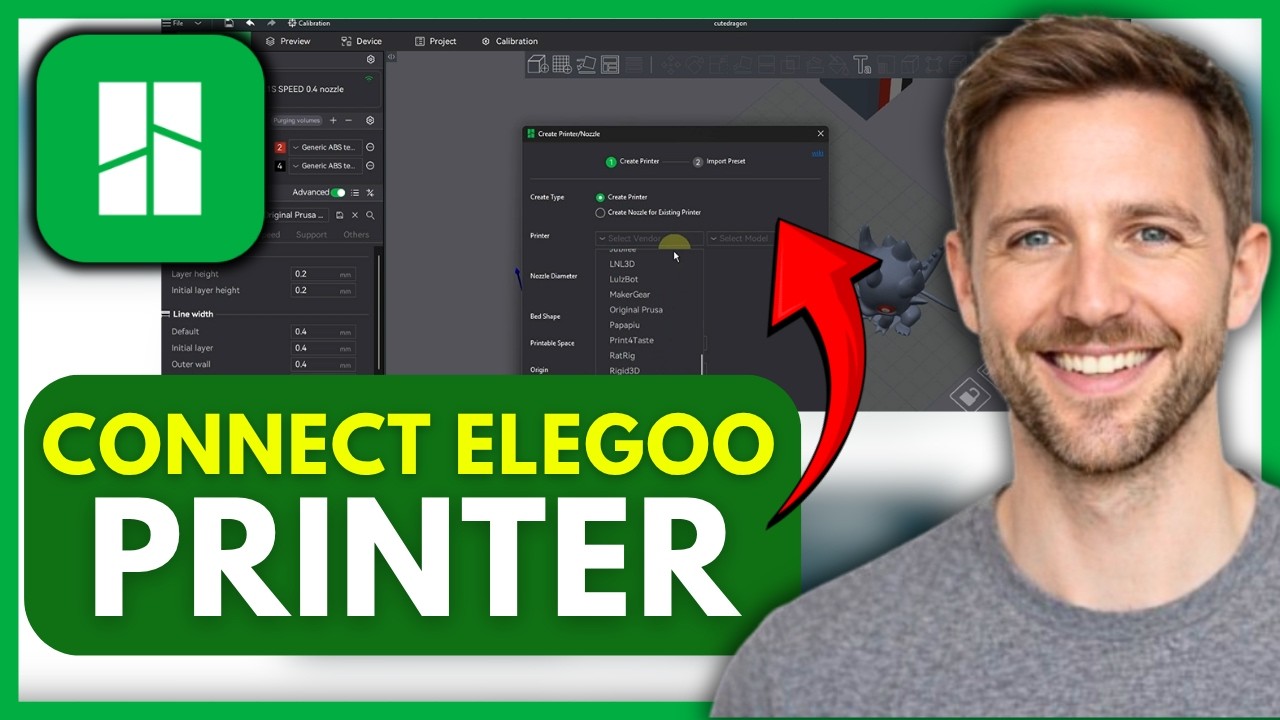 How To CONNECT Elegoo Printer To Bambu Studio (EASY) 2026 - YouTube