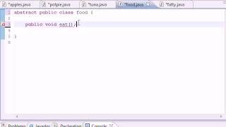 Java Programming Tutorial   58   Abstract and Concrete Classes