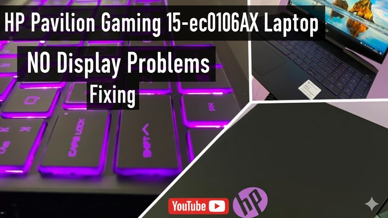 HP Pavilion Gaming 15-ec0106AX Laptop NO Display Problems Fixing Full Video 
