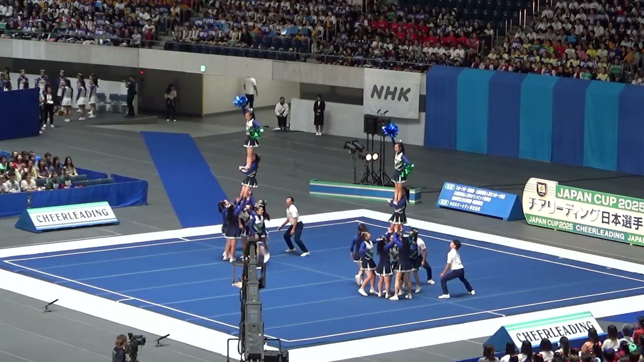 環太平洋大学／WARRIORS ５位 自由演技競技DIVISION１ 大学部門 決勝 JAPAN CUP 2025.8.31