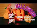 【ピクミン×ハロウィン】ミイラ紫ピクミンとジャック・オー・ランタンつくってみた【樹脂粘土】｜I made a mummy purple Pikmin and Jack-O-Lantern.