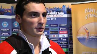 Brandon Wynn Interview  After Team Finals  2010 World Gymnastics Chdanionships