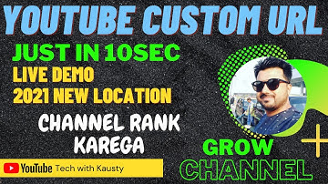 How to Enable Custom Url on YouTube in 2021 | New Method | Custom URL Kaise Banaye