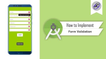 How to Implement Form Validation in Android Studio | FormValidation | Android Coding