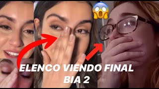 REACCIÓN ELENCO DE BIA VIENDO EL FINAL DE BIA 2 - Bia llora *TE HARÁ LLORAR* 