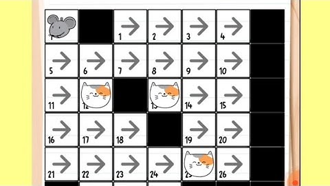 Brain test All star IQ boost Master Level 15 help the hamster escape from the cat.