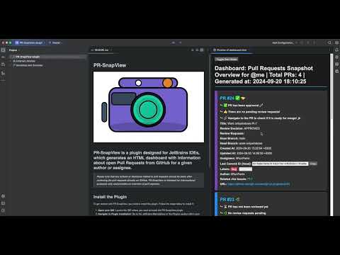 Explore GitHub Pull Requests in Card View directly within your JetBrains IDE | PR-SnapView