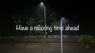 Sounds of RAIN under street lamp post | relax, reduce anxiety & sleep deeply | ASMR |