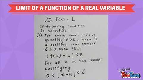 FUNCTION OR A REAL VARIABLE