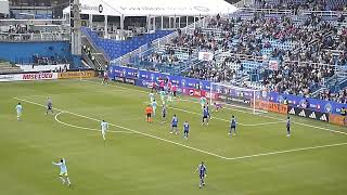 Jesús Bueno of Philadelphia Union scores vs. CF Montreal (Impact) 4/11/26