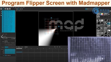 How to do pixel mapping for led flipper pixel screen with Madmapper for stage events lighting