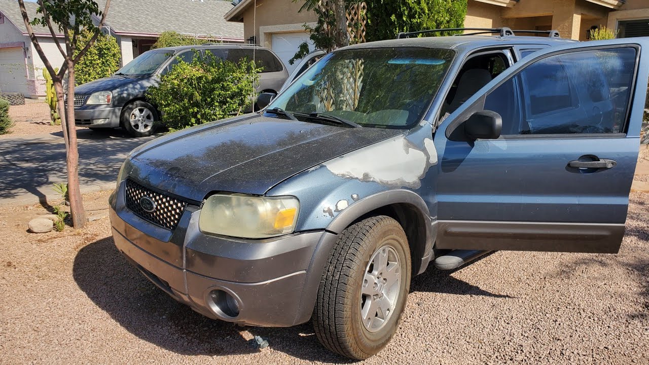 2003 al 2007 ford escape 3.0 como cambiar la mangera detrás de la bomba de awua
