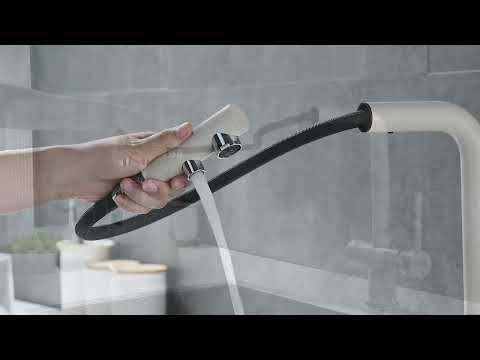 Смеситель Paulmark Serpentine Se213222-BE для кухонной мойки бежевый