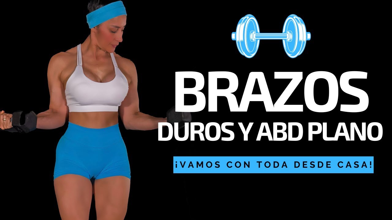 Ejercicios para tonificar brazos y marcar el abdomen en casa