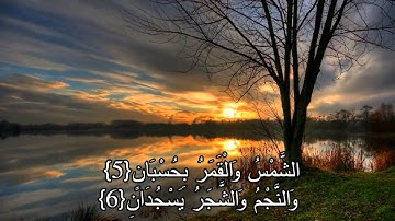 مقطع من سورة الرحمن بصوت القارئ الشيخ أرشد الخالدي   صوت رائع جدا HD