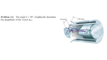 2.6 Problem engineering mechanics statics fifth edition Bedford   fowler