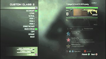 MW3: How To Get An Easy MOAB  - Class Setup
