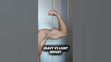 Heavy vs Light Weight👀Click for the FULL VIDEO #bernardorebeil #fitness #gym