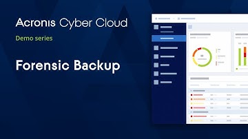 Forensic Backup  | Acronis Cyber Protect Cloud | Acronis Cyber Cloud Demo Series