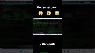 Ddos attack ?? web server down ??