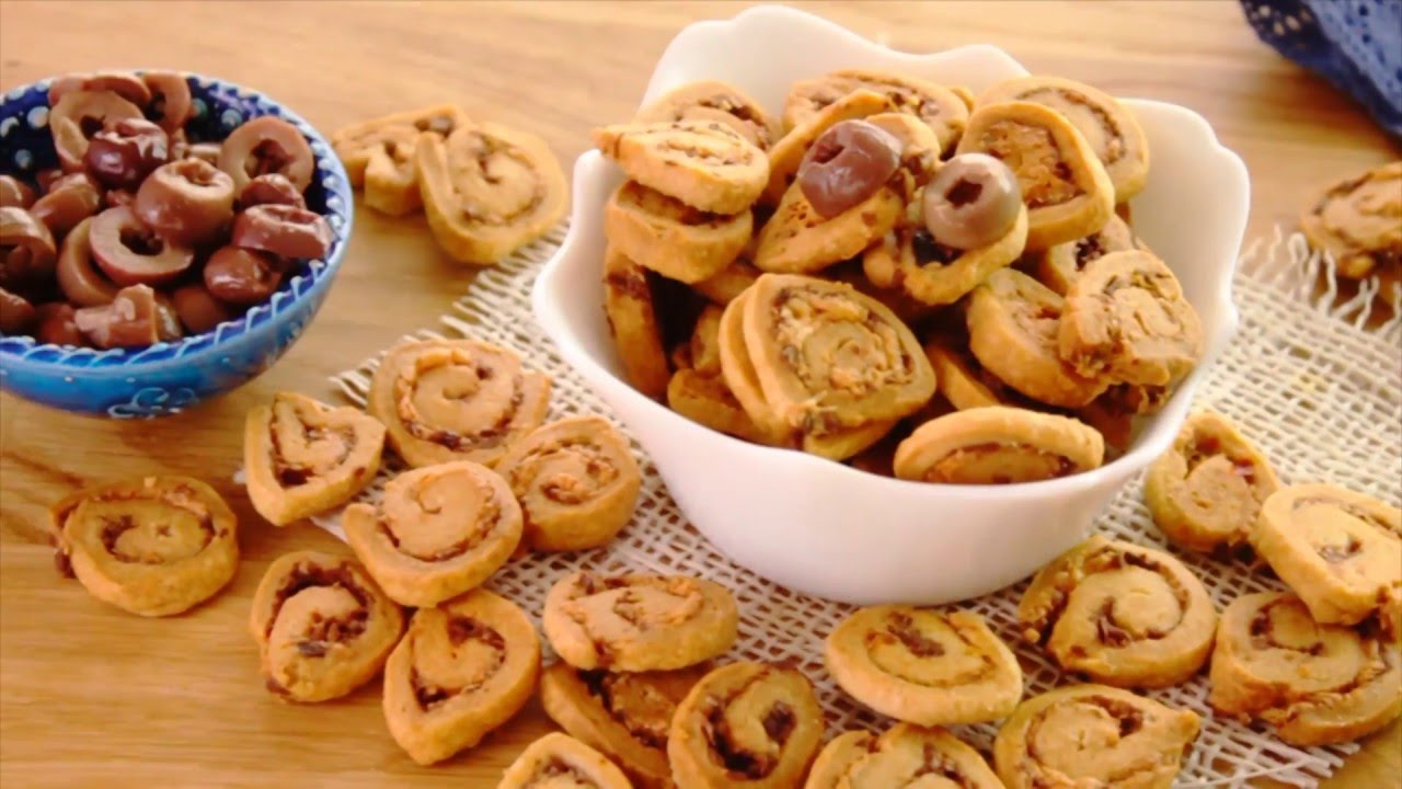 مطبخ اسيا - مملحات بالزيتون و الجبنة - الجزء الثاني