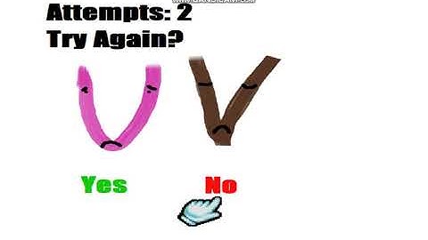 Alphabet Adventures (PC Bootleg) Continue + Game Over as U & V