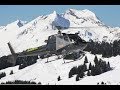 Airbus Helicopters Eurocopter AS350 B2 Ecureuil F-GKBE landing on Avoriaz heliport french Alps
