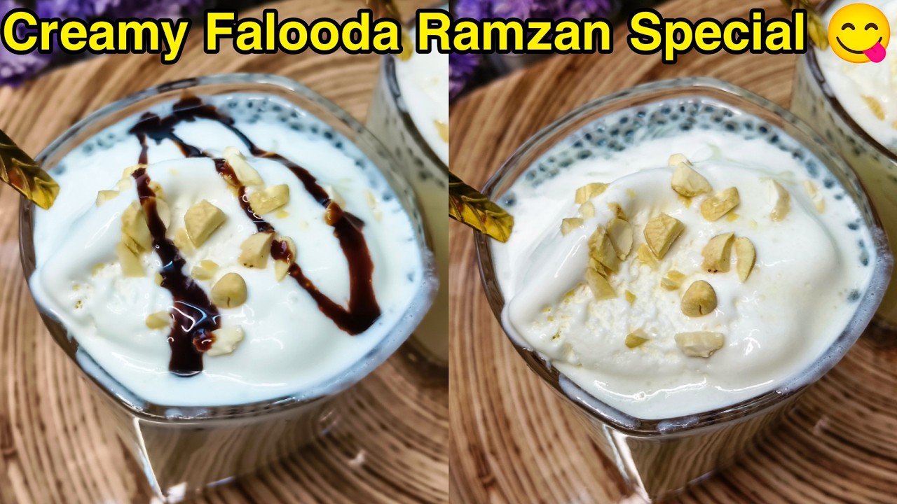 Ramzan Special Creamy Falooda Recipe 🤤 | Royal Faluda for Iftar | Easy Falooda at Home | Falooda