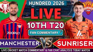 Manchester Super Giants vs Sunrisers Leeds Live | MSG vs SRL Live Score & Commentary | 10th Match