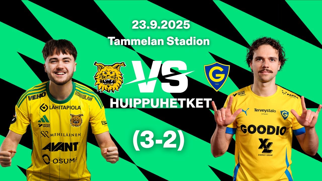 Ilves vs IF Gnistan 3–2 – Maalit & Ottelun huippuhetket 23.09.2025 | Veikkausliiga