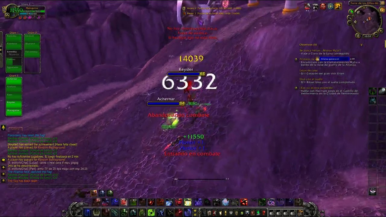 troleando BG con dk twink 84 whitemane Reino deathwings