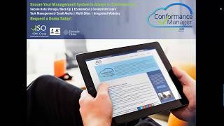 Complimentary Webinar – Conformance Manager Demo: Cloud-Based Quality Management System